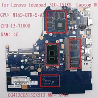 510 15ikb motherboard nm a981 for ideapad 510 15ikb laptop 80sv 5b20m31207 5b20m31228 cpui3 7100u gpu940mx 2gb 100 test ok