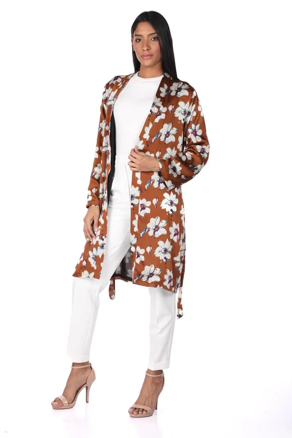 

Markapia Floral Pattern Kimono Jacket
