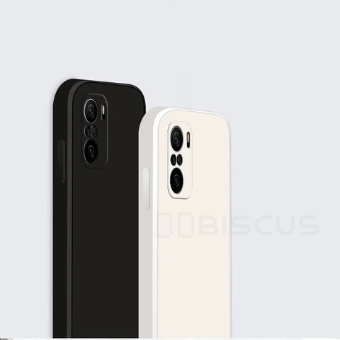 Мягкий чехол из жидкого силикона для Xiaomi Poco M3 F3 X3 NFC GT F2 Pro Mi 11i 5G A3 11T, чехол с квадратной рамкой