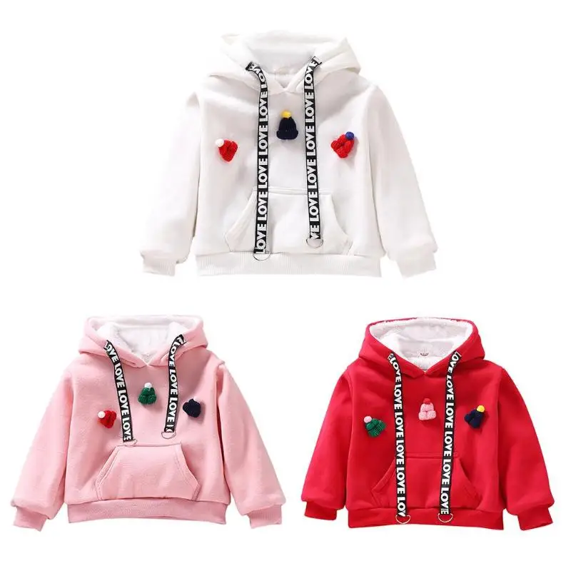 Худи с капюшоном и декоративным хлопковое однотонное пальто длинными рукавами