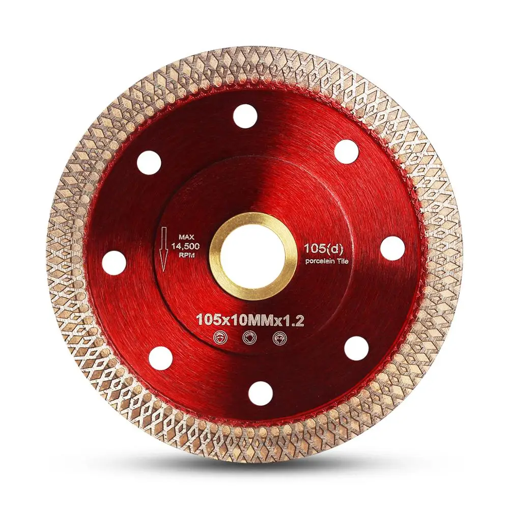 

Диаметр 4 "-10" Плитка лезвие супер тонкий алмазный пильный диск лезвие для обработки фарфора для резки фарфора керамики гранита мрамора