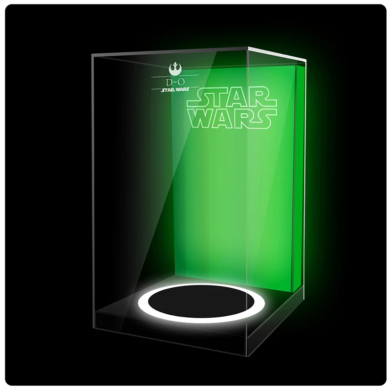 

3mm Building Block Acrylic Display Box Show Case for 75187 and 75278 BB-8 D-0 Robot Helmet (Not Including Block Kit)