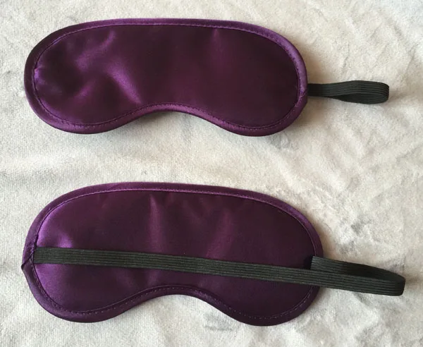 purple Милая маска для глаз, для отдыха в путешествии, маска для сна, авиационная маска для сна, унисекс, модная переносная эластичная повязка - Цвет: purple