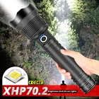 Самый мощный светодиодный фонарик xhp70.2 с аккумулятором 18650 или 26650, заряжаемый от usb фонарик xhp50, фонарь для охоты, кемпинга