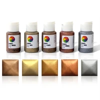 60ml non fired metallic ceramic pigment lead free concentrated color glaze natural air drying ceramic paint pigment