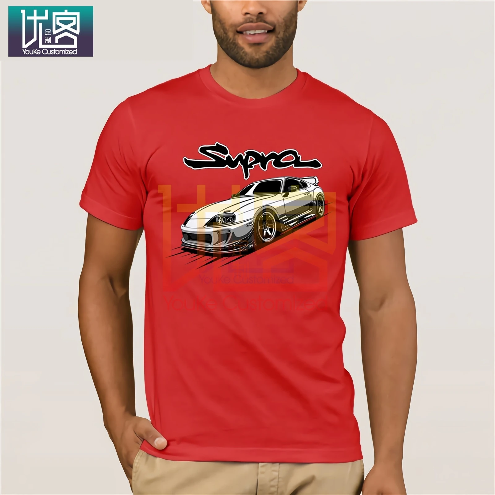 Футболка с автомобилем 2020 модная летняя футболка японскими автомобилями MK4 2JZ GTE
