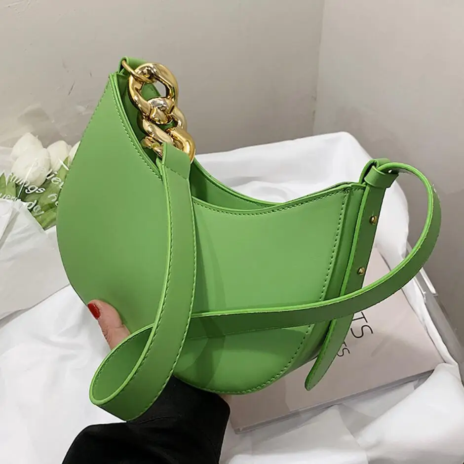 

Solid color Square Underarm bag 2021 Summer New Quality PU Leather Women's Designer Handbag Casual Travel Shoulder Messenger Bag