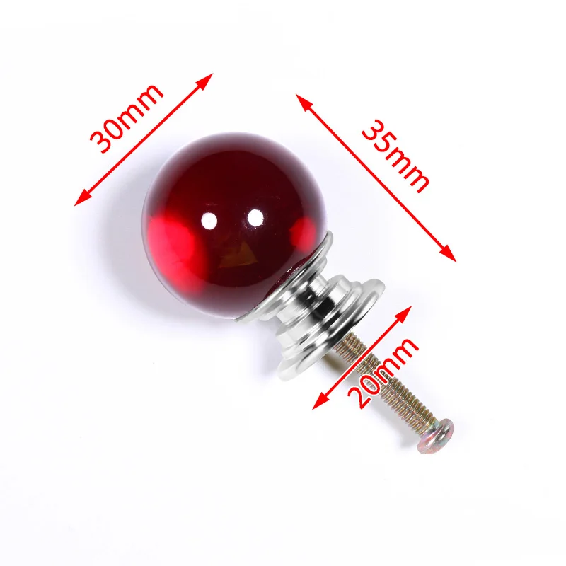 

Ручка для мебели NAIERDI, 30 мм, с хрустальным шаром, для кухонного шкафа, двери ручки для выдвижных ящиков, ручки для шкафа, дверные ручки, фурнитура