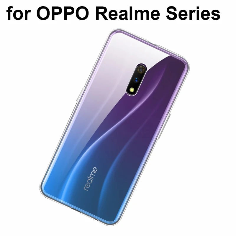 Прозрачный чехол для OPPO Realme 6 Pro Ультратонкий Мягкий силиконовый защитный из ТПУ 6i
