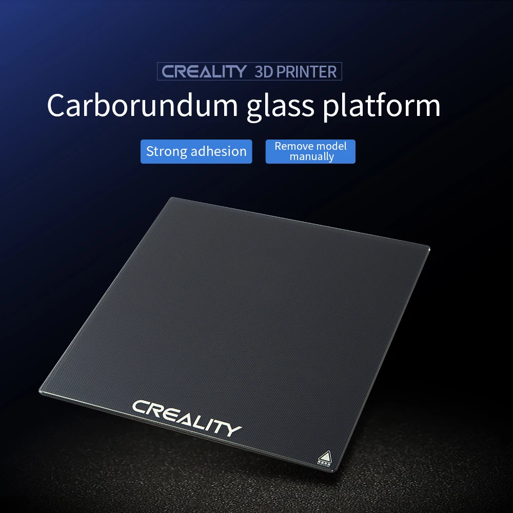 CREALITY 3D Hotbed Glass Carborundum стеклянная платформа 235*235 мм пластина для строительной