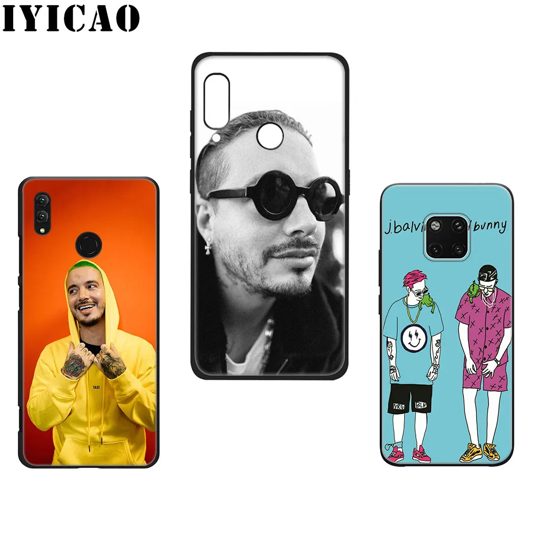 Singer J Balvin Soft Silicone Case for Huawei Mate 30 Pro Lite Y9 Prime P9 P8 Cover |