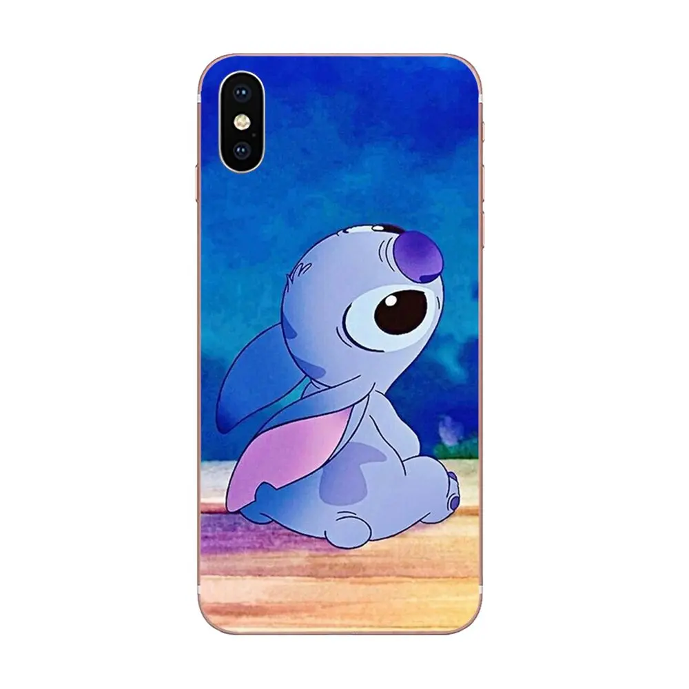 Жесткий чехол с переливающимися изображениями Стича чип и Дейл Русалочки