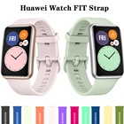 Силиконовый ремешок для Huawei Watch FIT, ремешок для умных часов, аксессуары, сменный Браслет для наручных часов correa huawei watch fit 2021, ремешок
