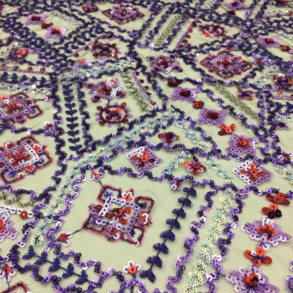 

pink African Lace Fabric Embroidered Nigerian Organza Sequin Lace Fabric 2020 High Quality French Tulle Lace Fabric