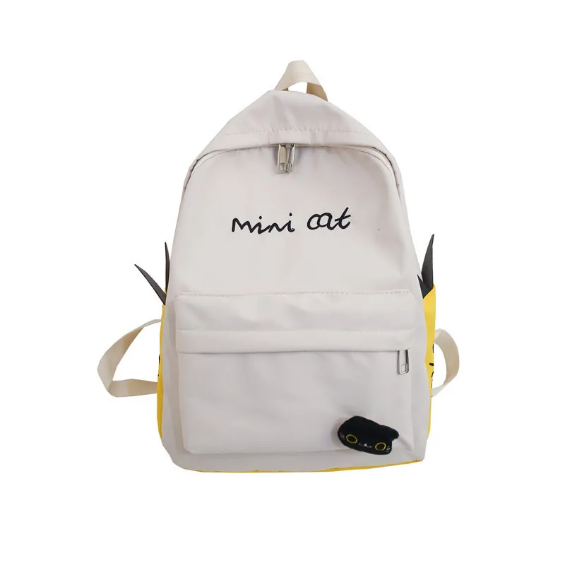 

Female School Bags For Teenage Girls 2020 Nylon Letter Backpack Women Mochilas Sac A Dos Ladies Laptop Rucksack Men Bag Pack