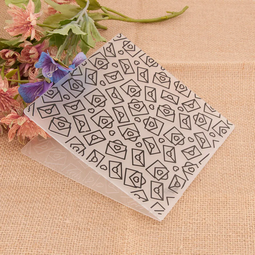 

KSCRAFT Happy Mails Embossing Folders for DIY Scrapbooking Paper Craft/Card Making Decoration Supplies