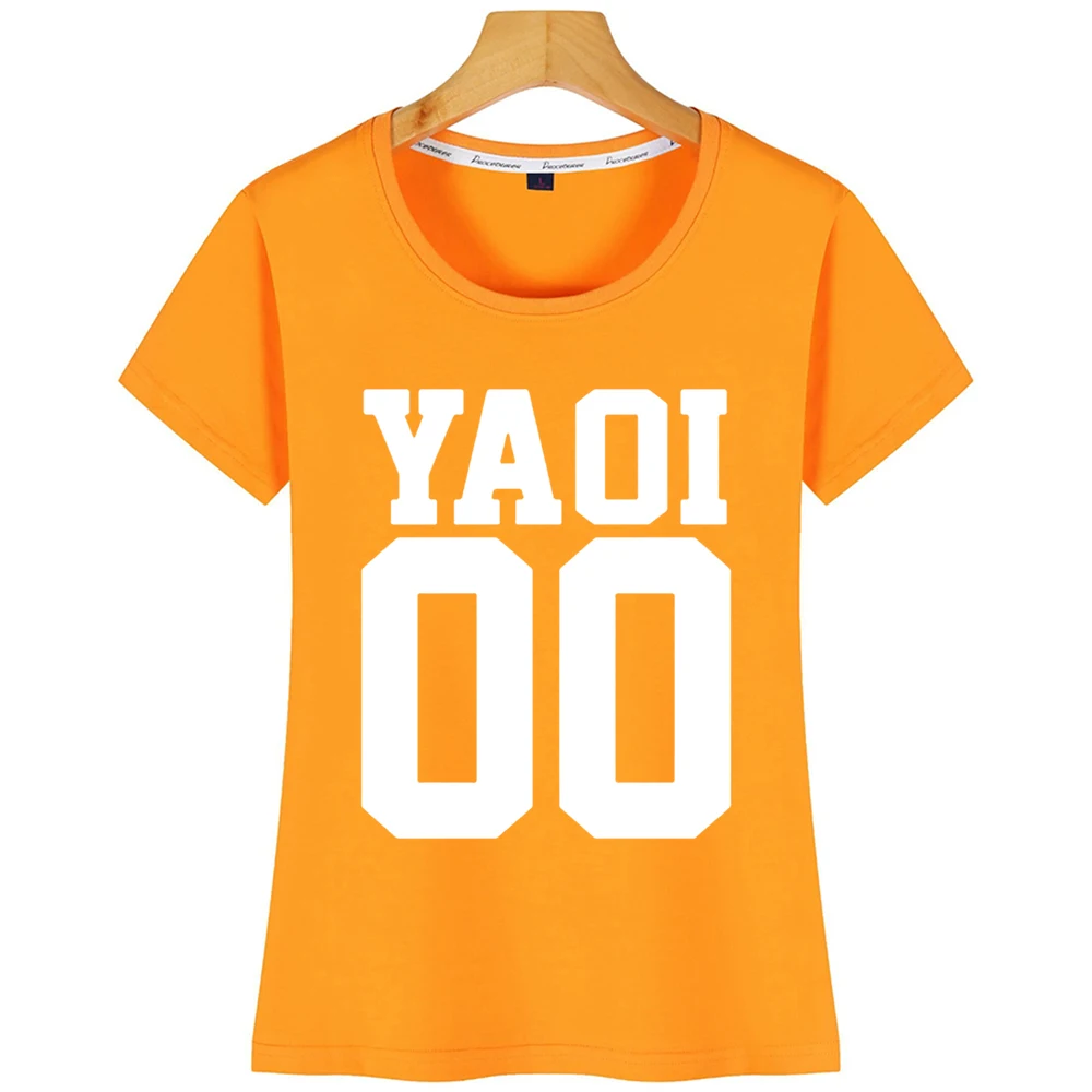 Женская футболка Yaoi в стиле аниме Bl короткая с забавными японскими играми