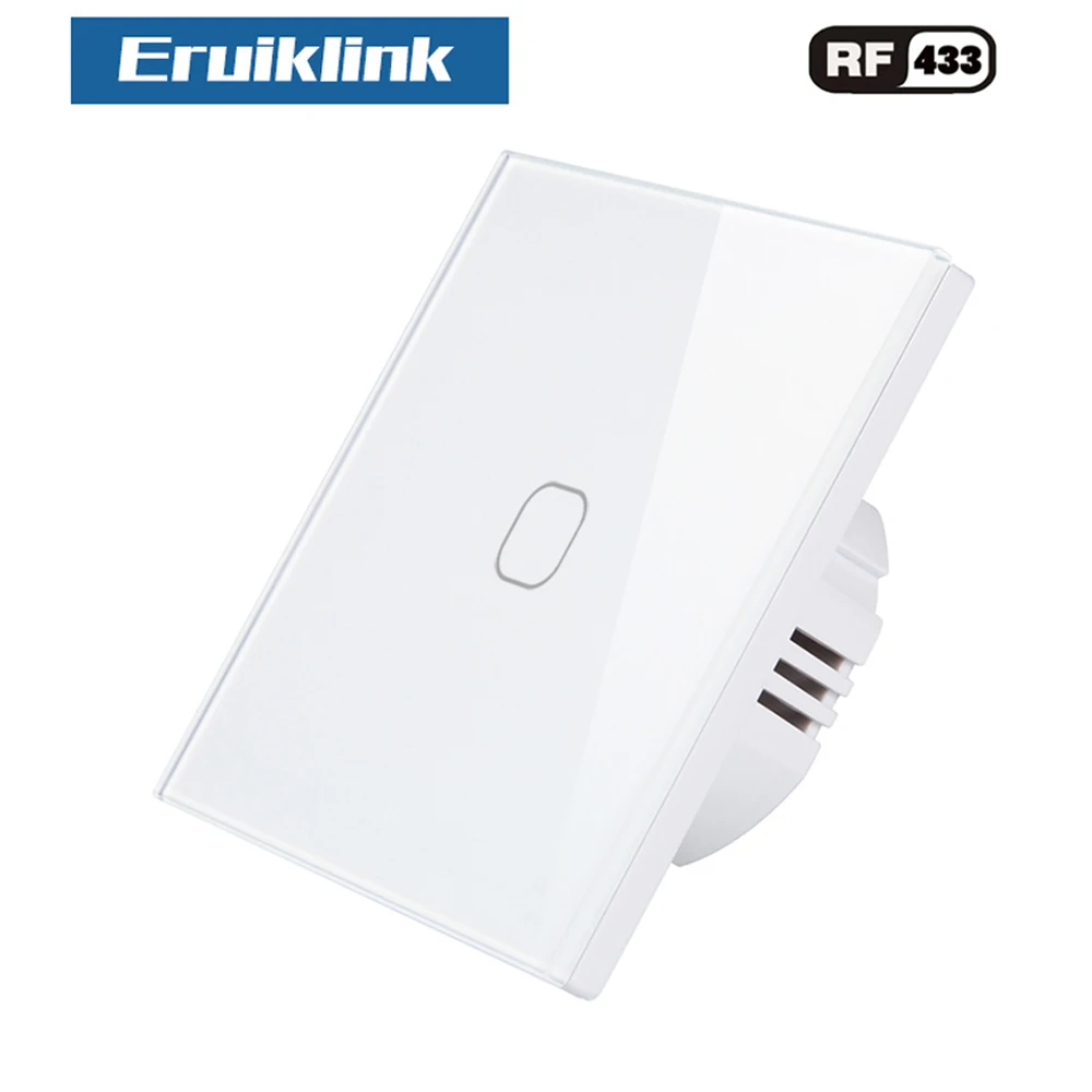 Eruiklink ЕС/Великобритания стандарт 1/2/3 Gang 1 Way дистанционный переключатель AC 110 ~ 250V