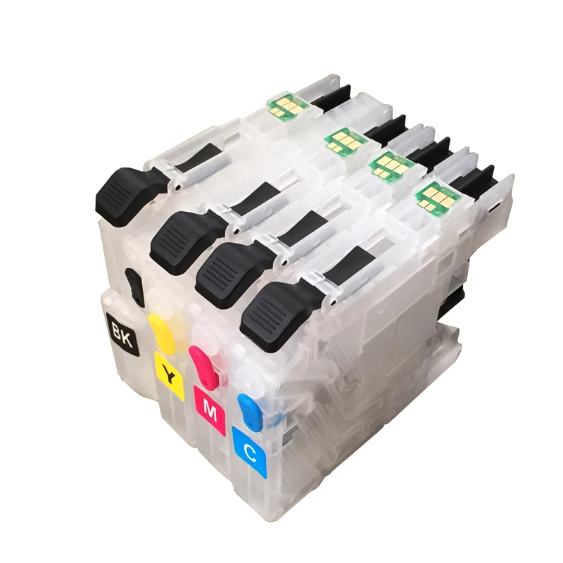 Многоразовый картридж для чернил Einkshop LC233 LC235 LC237 LC239 с чипом принтера Brother MFC-J5720DW