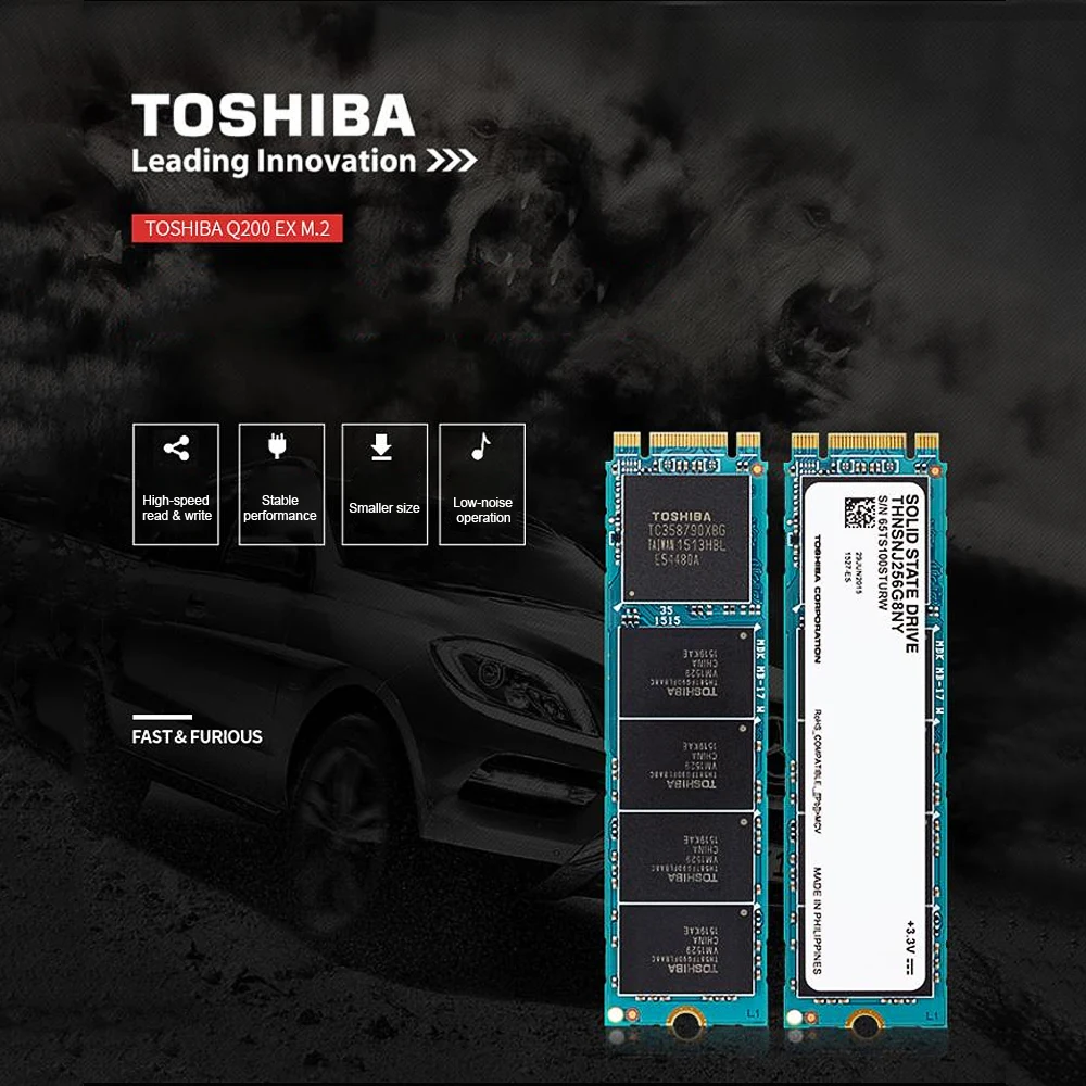 TOSHIBA Q200 EX M.2 твердотельный накопитель 240 ГБ 480 внутренний SSD 2280 жесткий диск MLC