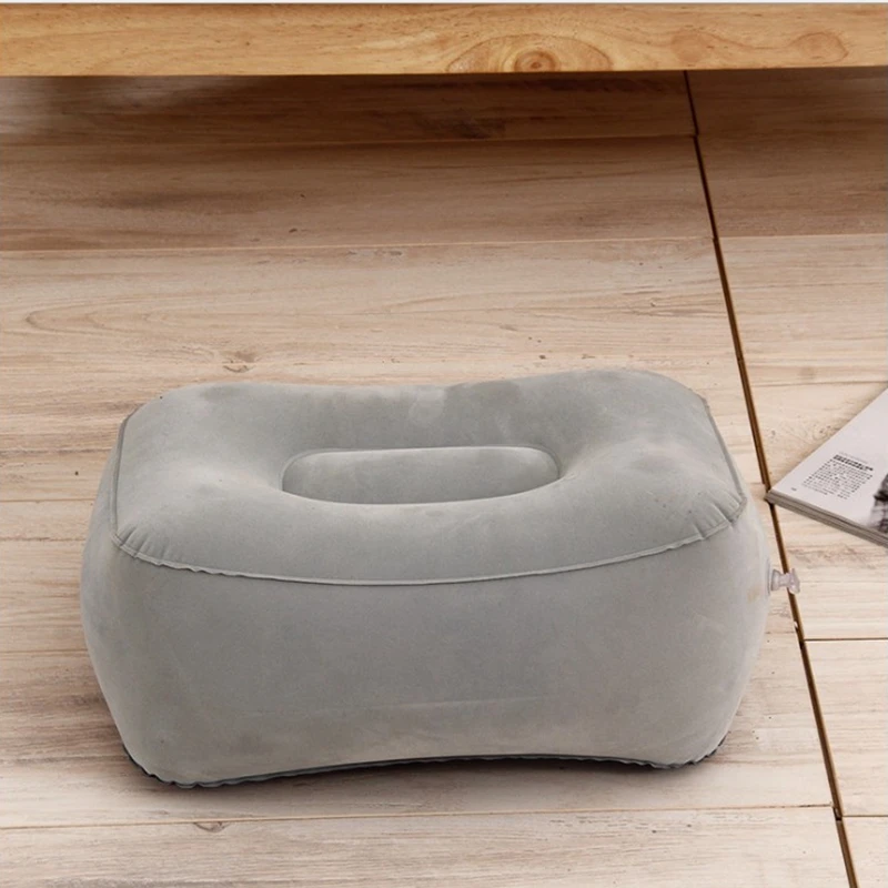 Портативная надувная подушка для ног дорожный коврик воздушная отдыха на ногах в