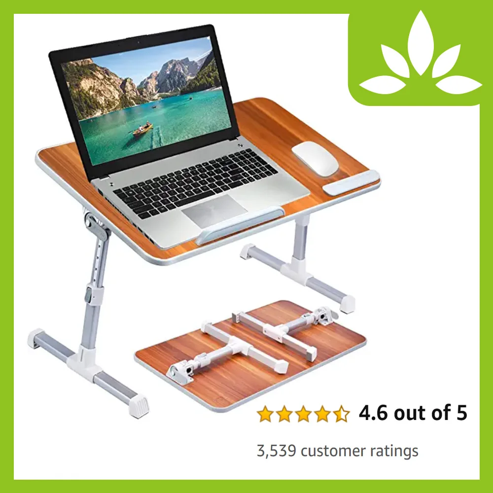 Avantree Adjustable Laptop Bed Coach Table Portable Standing Desk Foldable Sofa Breakfast Tray Notebook Stand Reading Holder | Электроника