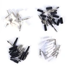 10 шт.лот 3,5 мм разъем для стереогарнитуры 3 полюса4 полюса 3,5 аудио разъем адаптер Разъем для телефона белыйчерный Лидер продаж