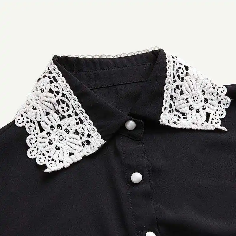 

CHICEVER Patchwork Lace Blouses Tops Female Bow Lace Up Sleeveless Short Womens Tops And Blouses Summer Fashion Casual Clothing