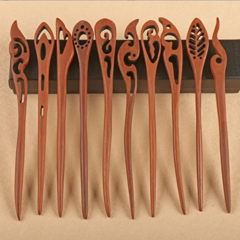 

Wood Hairpin Hanfu Chinese Hair Stick Daily Headwear