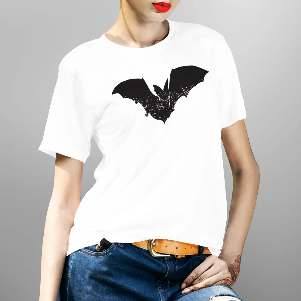 BLINGPAW женские двойные летучие мыши в стиле панк топы с коротким рукавом и