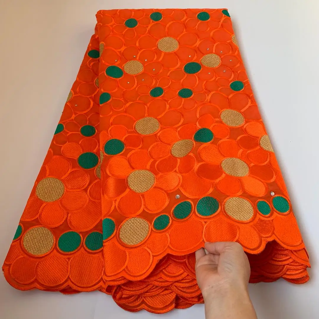 

Latest Beads and Diamond Lace Fabric 2021 Fashion African Swiss Voile Lace Fabric French Embroidery Lace Fabric 5yards XP1-14