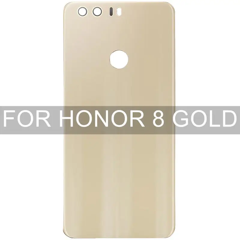 Для Honor 8 Lite Задняя стеклянная крышка батареи Задняя Дверь Корпус панель для Huawei Honor 8 Lite Задняя стеклянная крышка Honor8 Lite - Цвет: 8 Gold
