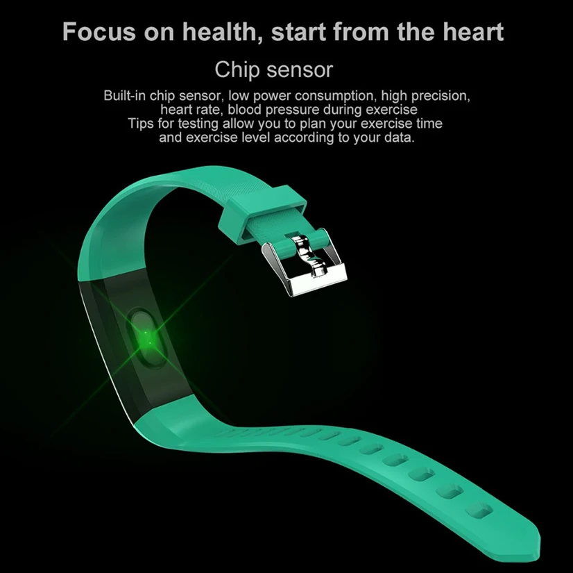 FXM H8 Smart Women Wristband Fitness Tracker Digital Watch Health Monitor Heart Rate Blood Pressure Waterproof Smart Bracelets