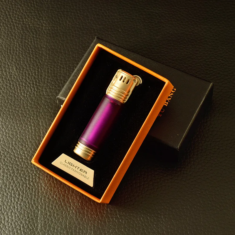 

Retro Metal Brass Kerosene Lighter Windproof Cigarette Flint Lighter Visible Gas Window Gadgets For Men