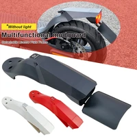 electric scooter new rear fender mudguard with adjustable license plate frame taillight plate holder for xiaomi m365propro2