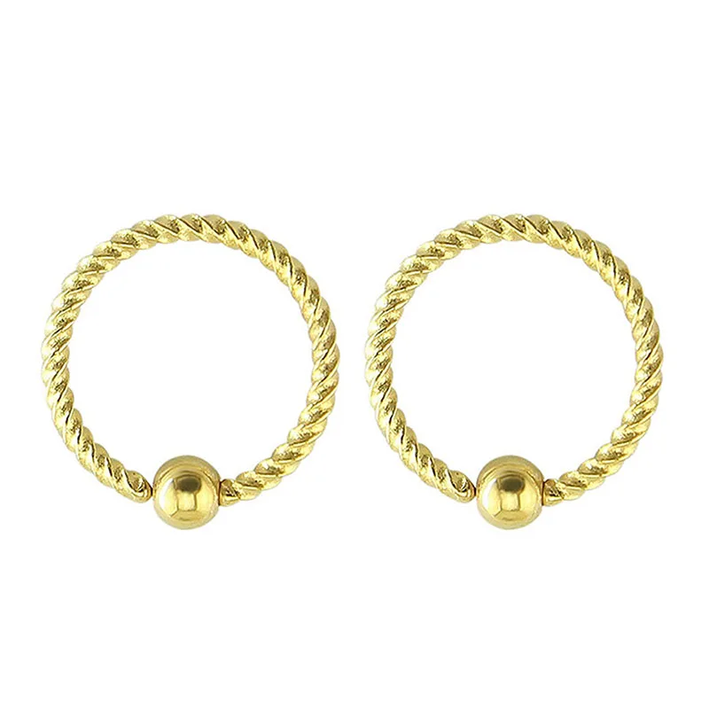 Титановая бисерная набивка для пирсинга носа.