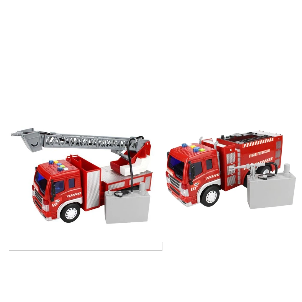 

1:16 Mini Fire Vehicle Model Storytelling Music Lighting Toy Gift for Child