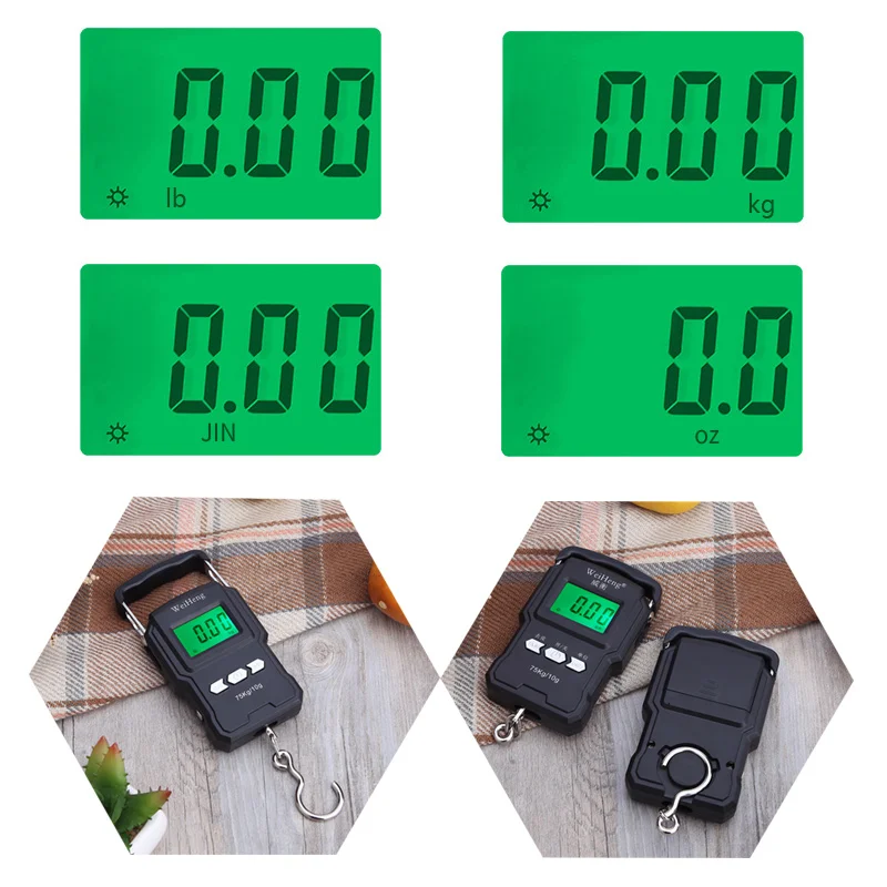 Электронные весы с лентой 75 кг x 10 г + 1 м|Весы| |