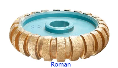 Алмазный плоский/Римский калибровочный фрезерный диск 6 дюймов алмазный