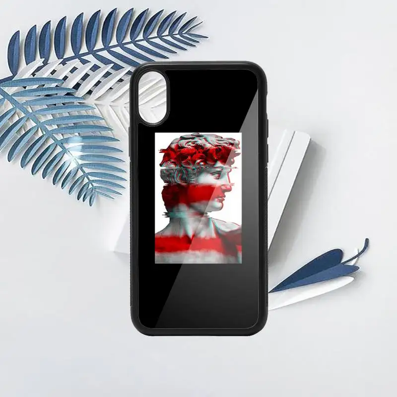 

Retro statue art aesthetics Phone Case PC for iPhone 11 12 pro XS MAX 8 7 6 6S Plus X 5S SE 2020 XR