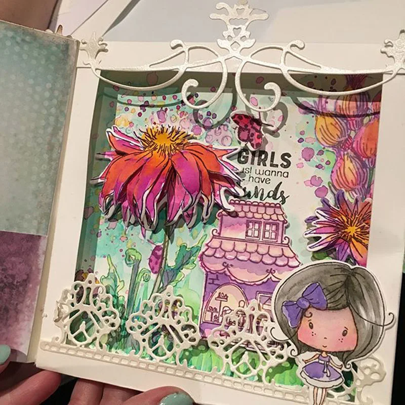 Декоративные металлические трафареты для скрапбукинга 2020 | Дом и сад