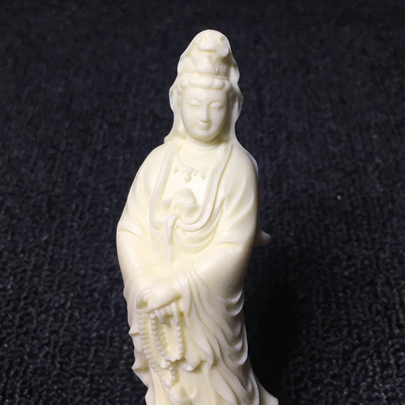Белый китайский статуя Гуаньинь ручной работы скульптура в стиле современного