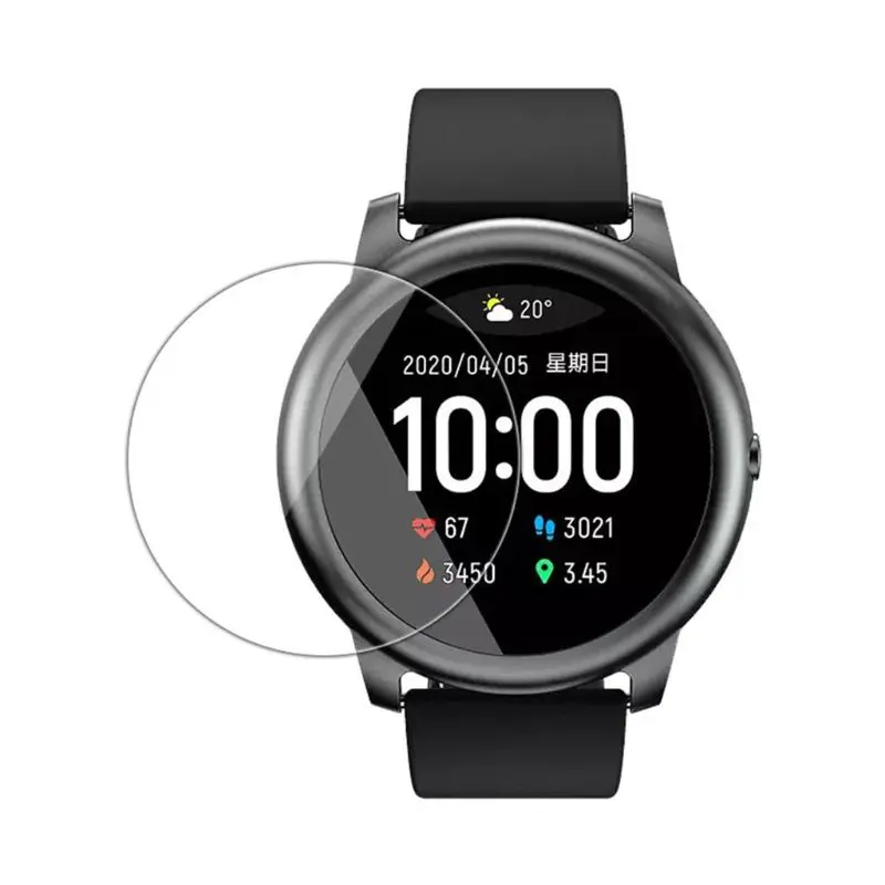 

Tempered Glass Film Screen Protector Full Coverage for Haylou Solar Smart Watch