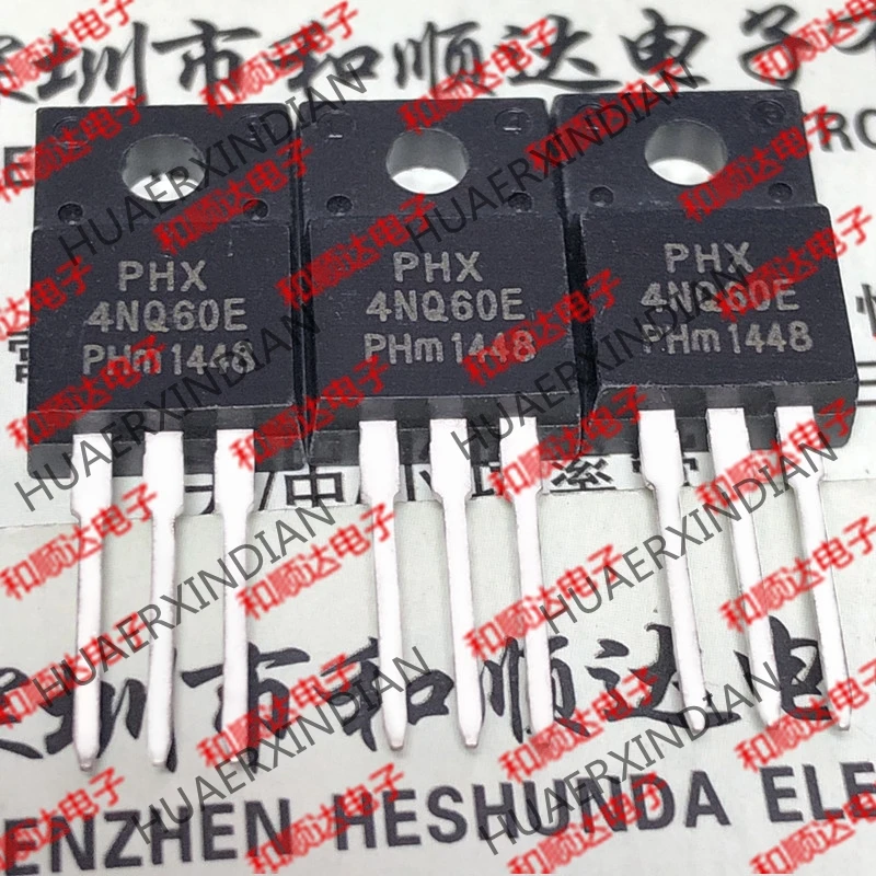 1 шт. Новый и оригинальный PHX4NQ60E TO 220F 600V 4A|Компоненты предохранителей| |