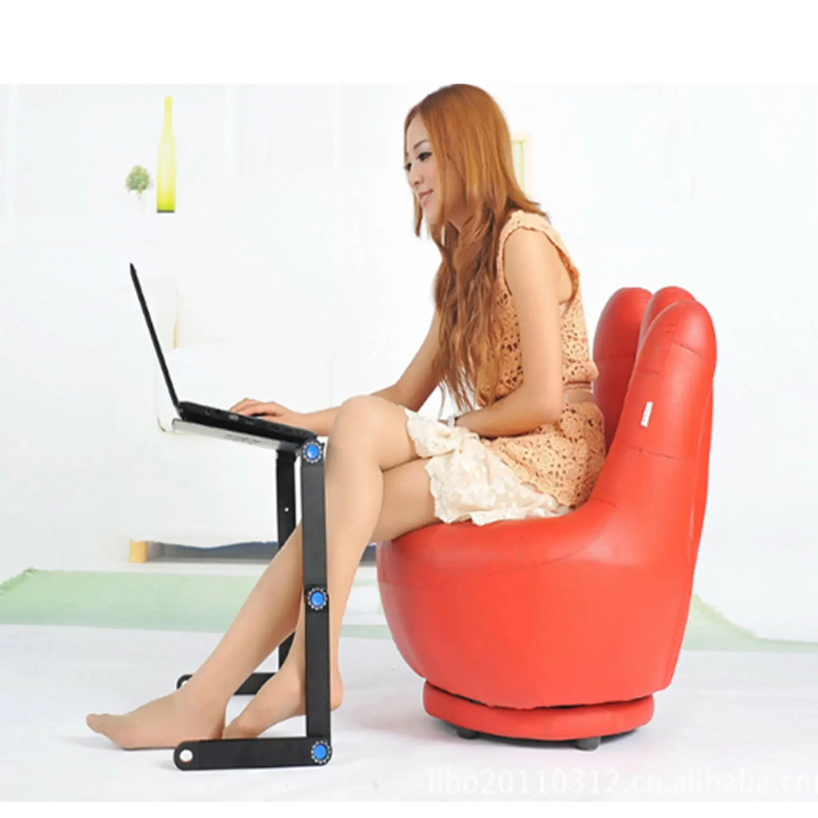 Регулируемый портативный складной стол для ноутбука компьютерный подставка