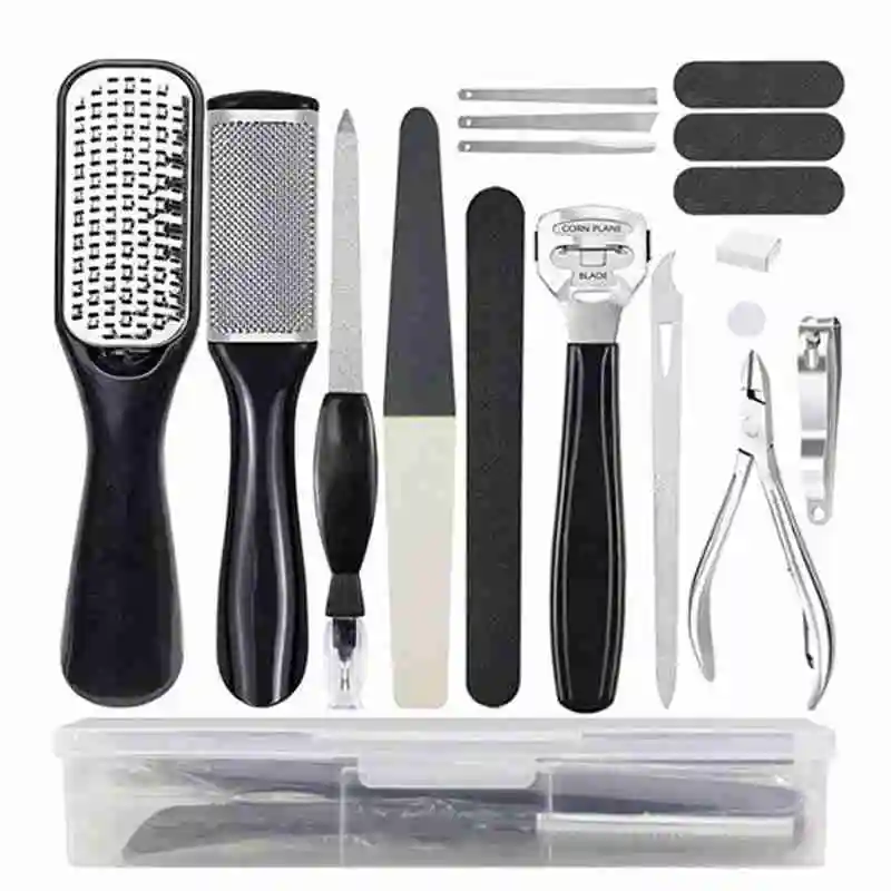 

15Pcs Manicure Foot Care File Set Dead Hard Skin Callus Feet Tool Kit Scraper Care Pedicure Tool Rasp Tool Remover U1Q8