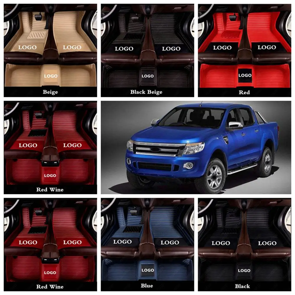 Автомобильные коврики для Ford Ranger Raptor Everest Edge Kuga C max F 150 Mondeo Фокус Fiesta Mustang S