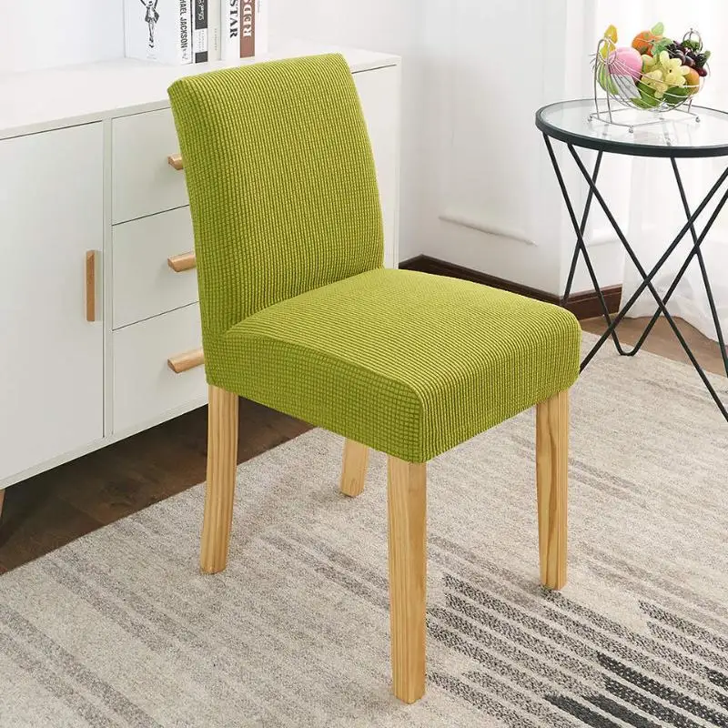Мягкие флисовые чехлы на стулья из спандекса эластичные для кухни свадьбы офиса