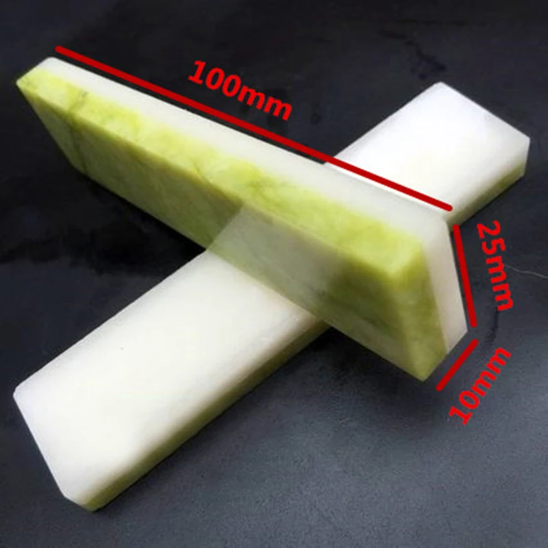 

Double Sides Professional Natural Green Agate And Ruby Knife Sharpener Whetstone Sharpening Stones 8000/10000