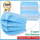 Маска медицинская одноразовая дышащая, 3 слоя, 103050100200 шт.